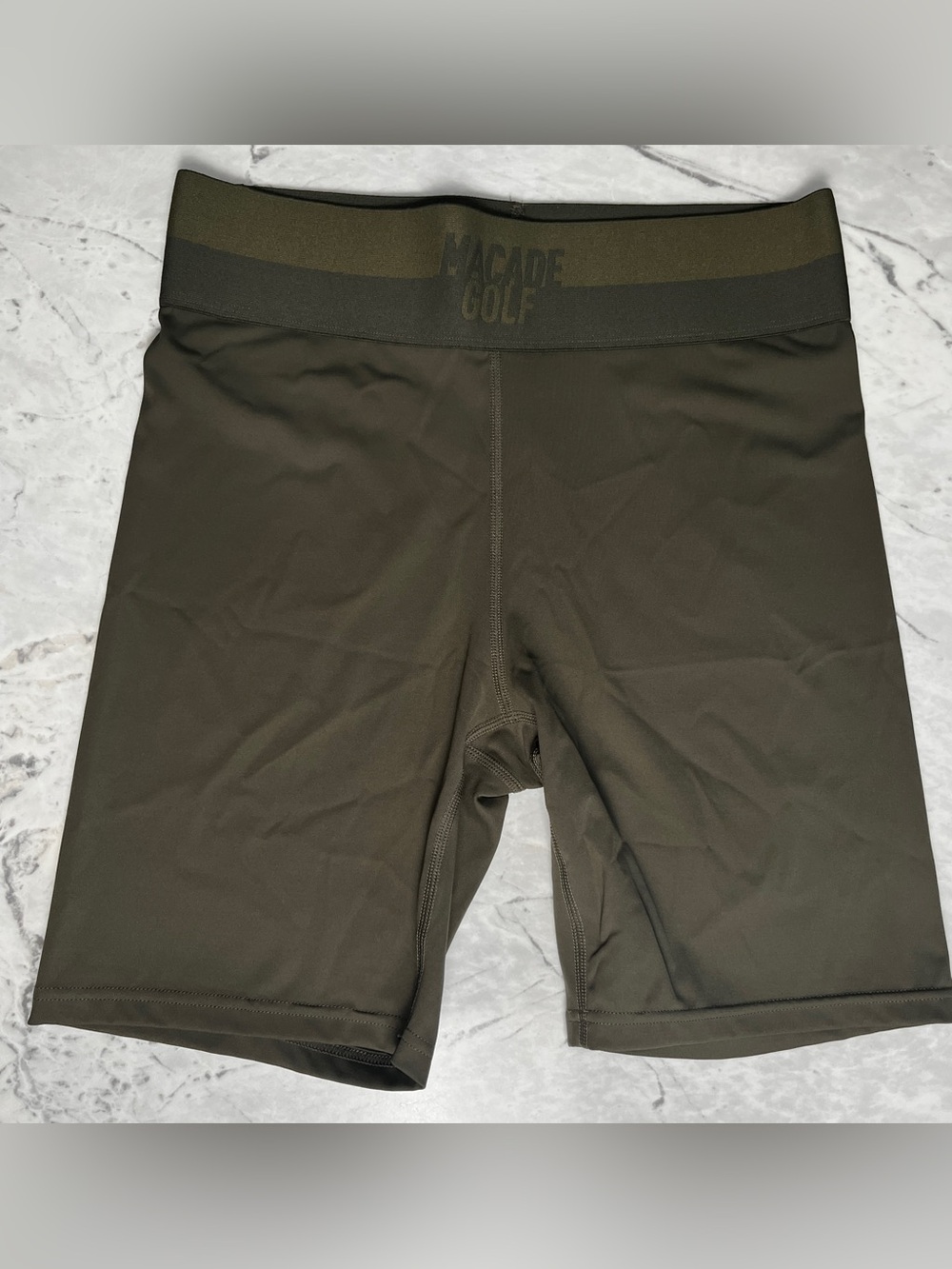 Macade Golf Women's Compression Shorts Olive Green Size M